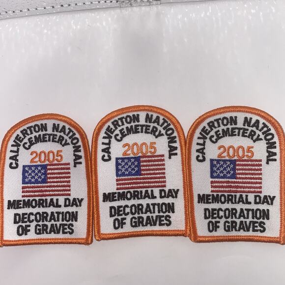 BSA Vintage 2005 Calvert on National Cemetery Decoration Of Graves Patch New - Picture 1 of 2